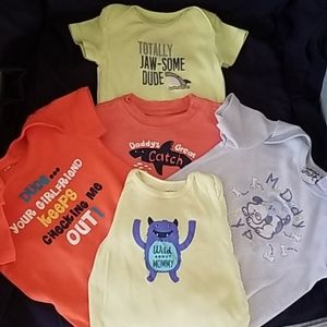 Onesies 5 pack 6-9 month